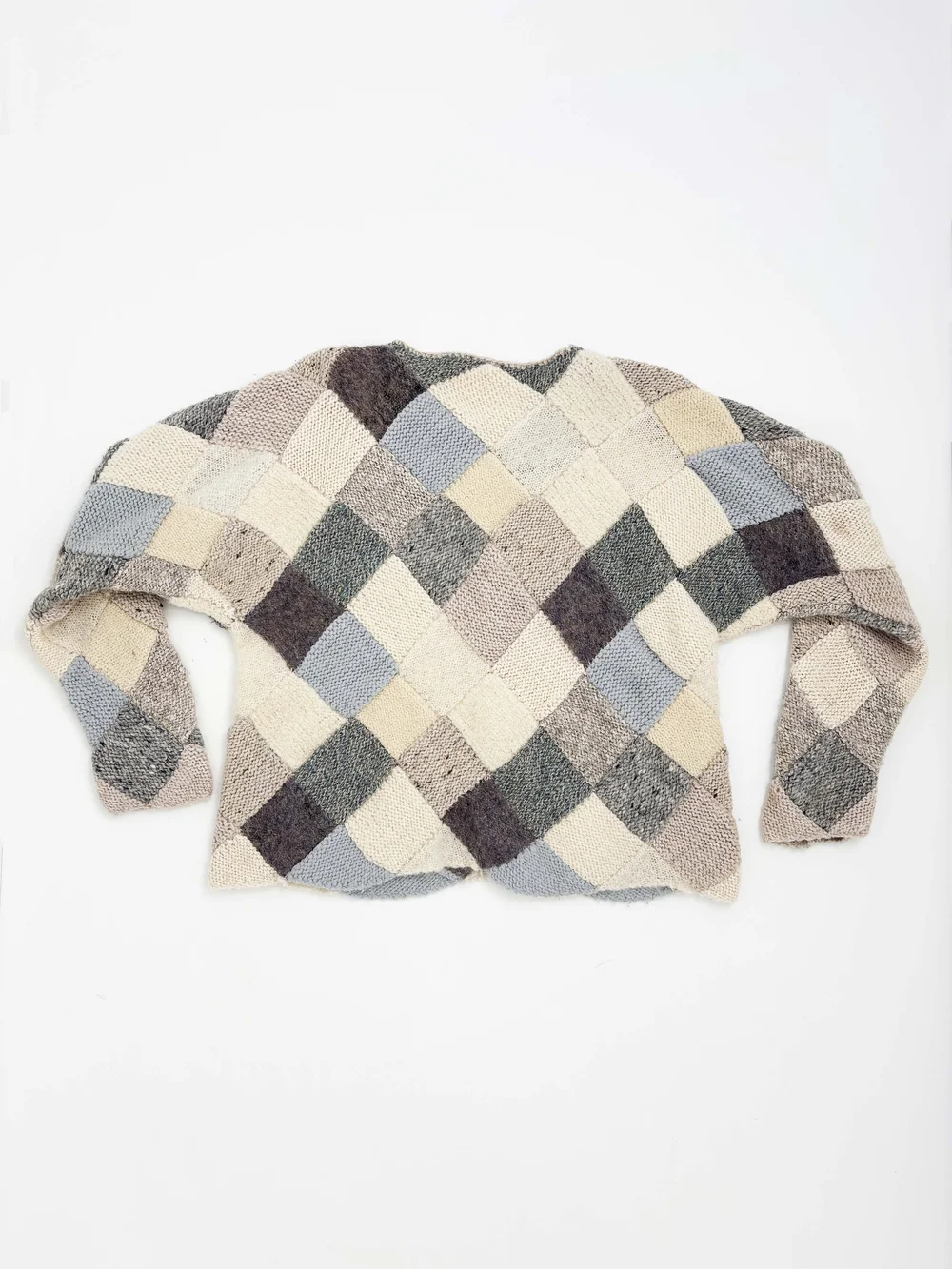 Issey Miyake 80s patchwork sweater — JAMES VELORIA